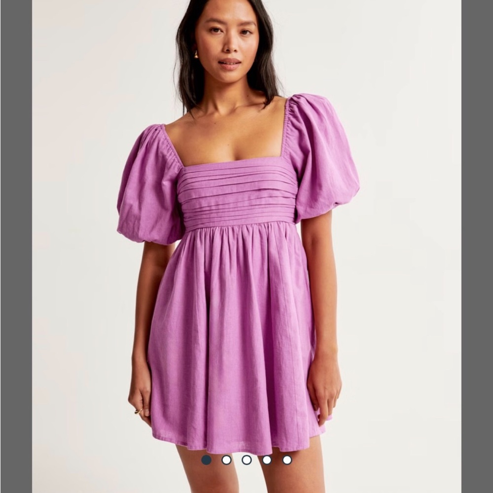 Abercrombie Emerson Puff Sleeve Dress